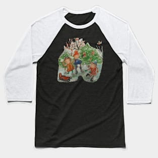 Snowplay Baseball T-Shirt